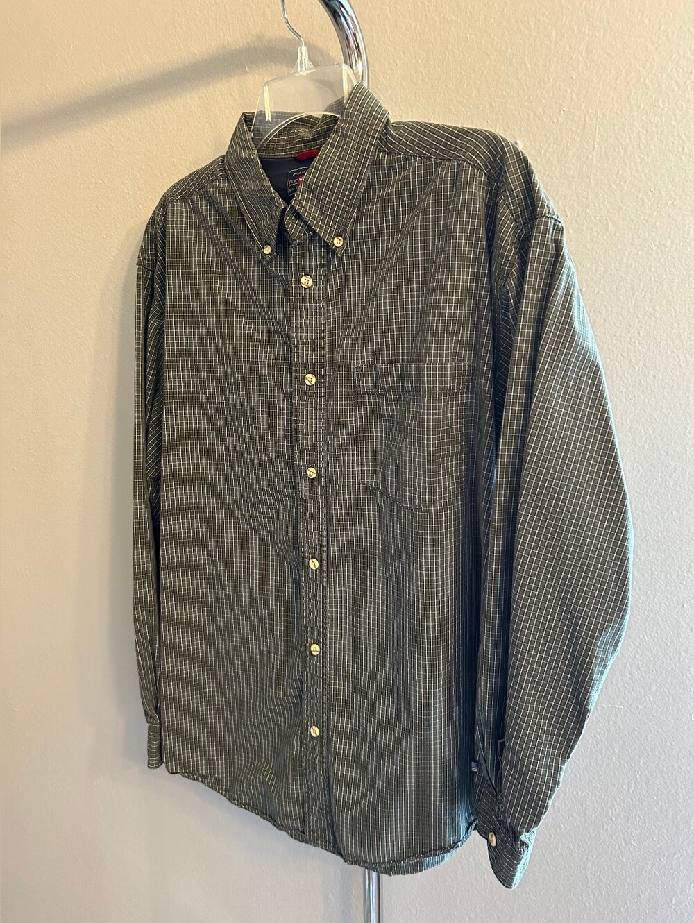 Wrangler M Button-Front Plaid Shirt